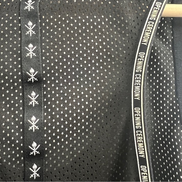 Opening Ceremony Unisex BOX LOGO MESH TANK, black and white size M - Picture 5 of 9